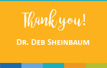 Congratulations to Dr. Deb Sheinbaum! 